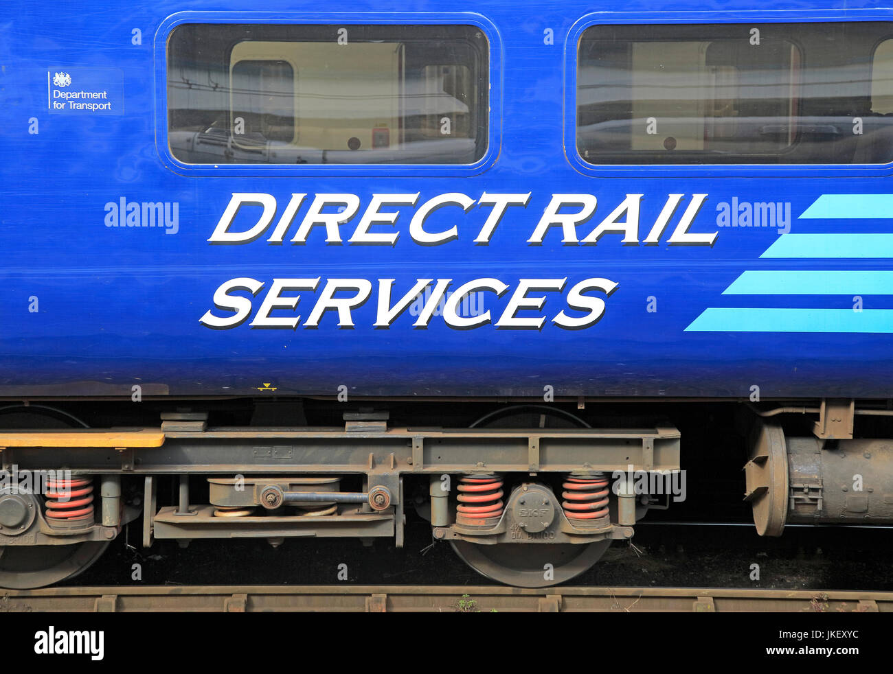 Train direct Rail Services, transport, gare de Norwich, Norfolk, England, UK Banque D'Images