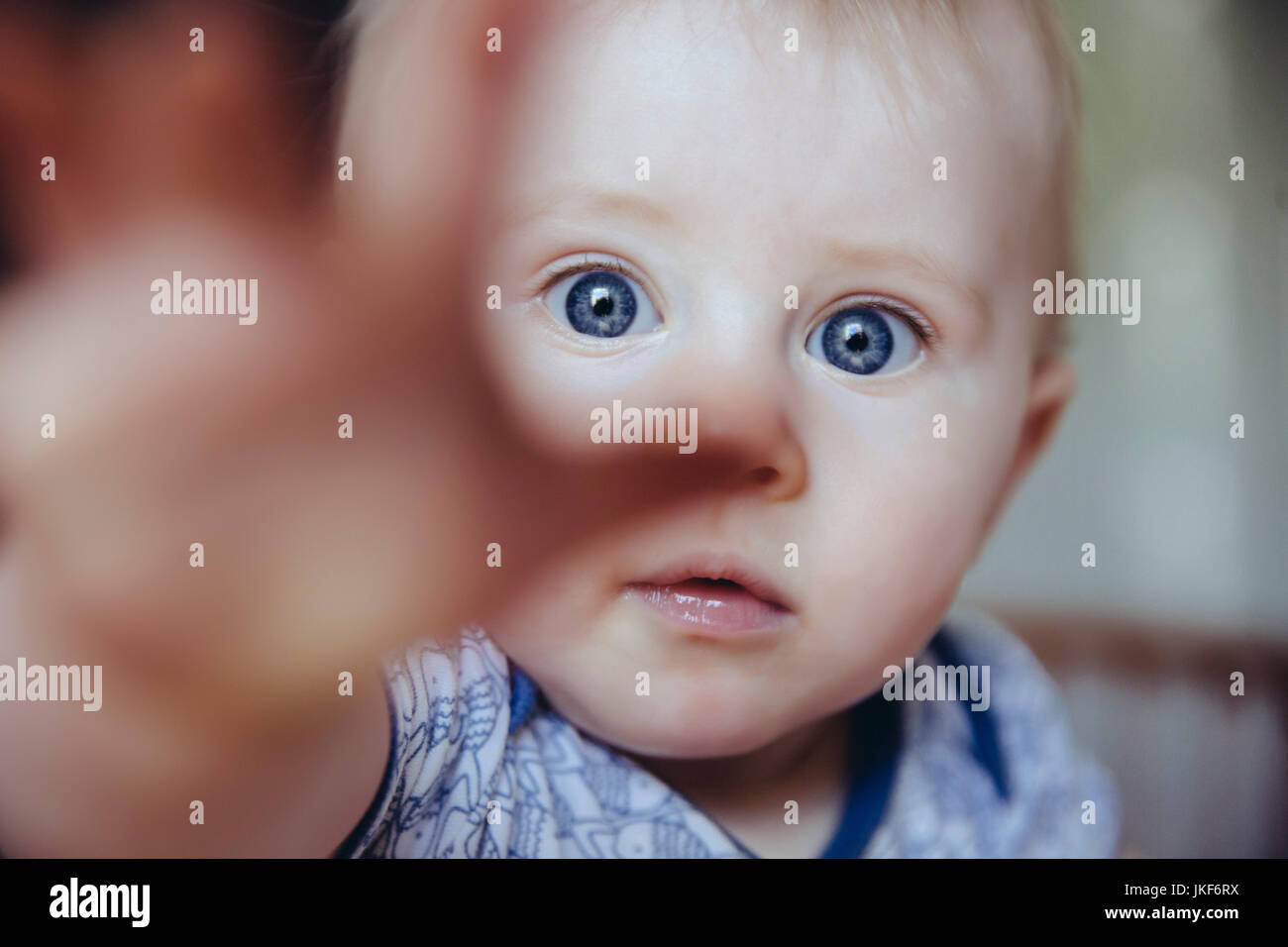 Portrait of Baby Boy Banque D'Images