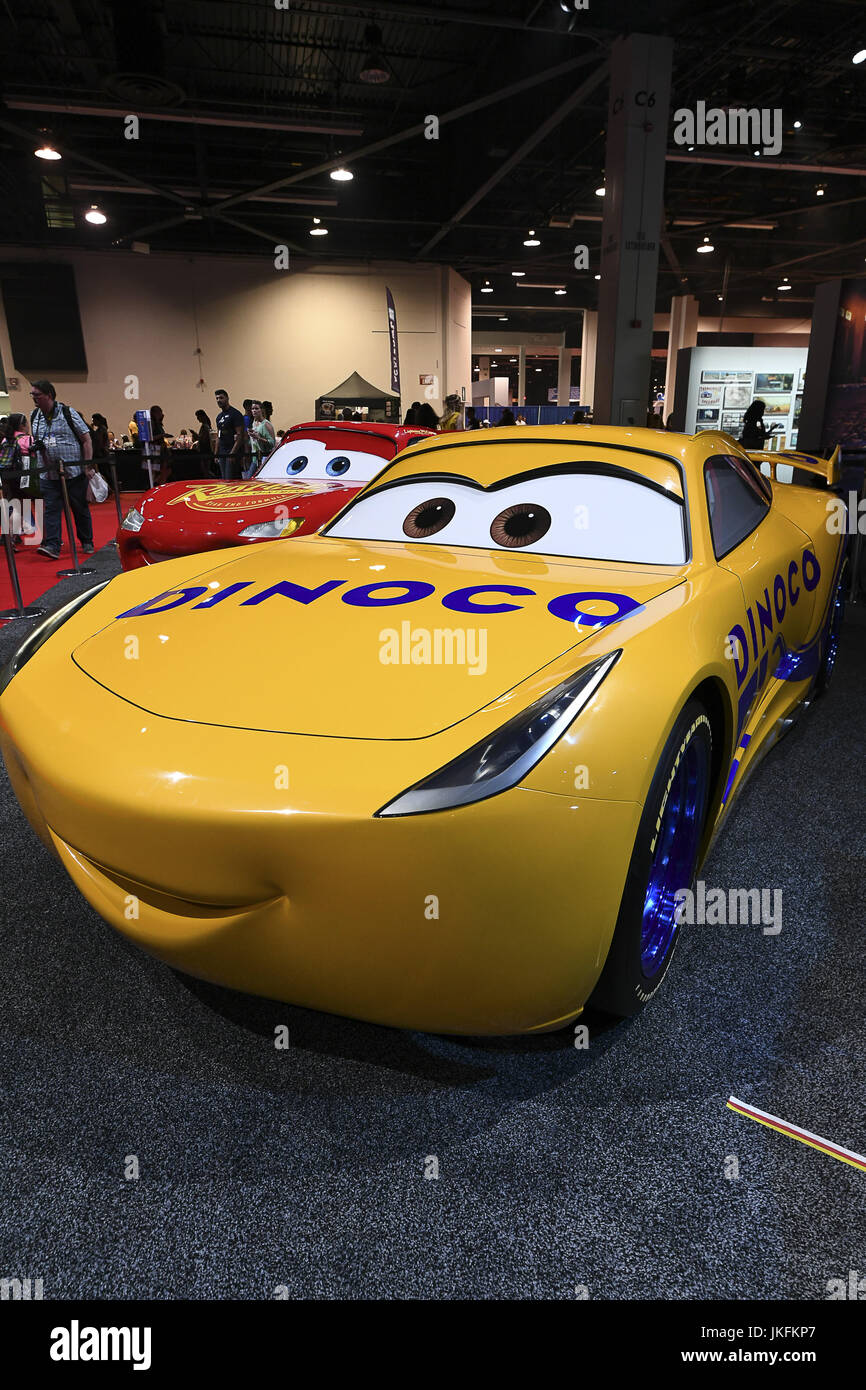 Anaheim, CA, USA. 16 Juin, 2017. Le Disney Pixar Cars 3 à D23 Expo. Toute la magie et l'excitation du passé, présent et avenir de l'animation Disney vient ensemble sous un même toit lorsque D23 : le fan club officiel de Disney présente D23 Expo. Depuis 2009, la D23 EXPO a célébré toute la magie, l'émerveillement, et d'aventure de Disney. Crédit : Dave Safley/ZUMA/Alamy Fil Live News Banque D'Images