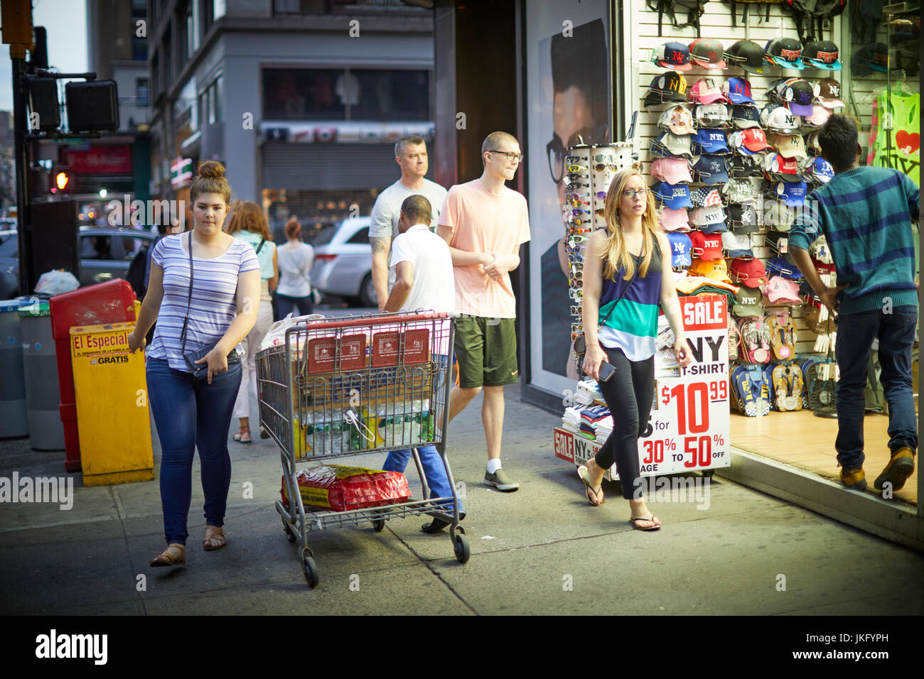 La ville de New York, Manhattan, États-Unis, Banque D'Images