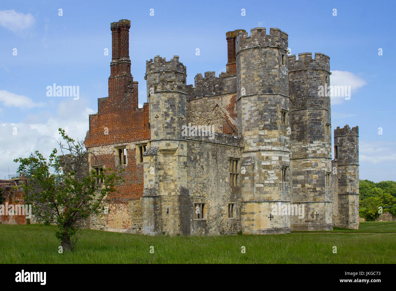 Les anciennes ruines du 13e siècle à l'abbaye de Tudor, Titchfield dans Fareham Hampshire dans la nouvelle forêt dans le sud de l'Angleterre Banque D'Images