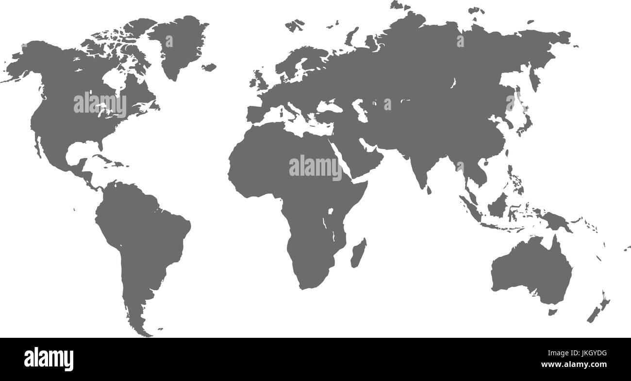 Carte du monde vector Illustration de Vecteur