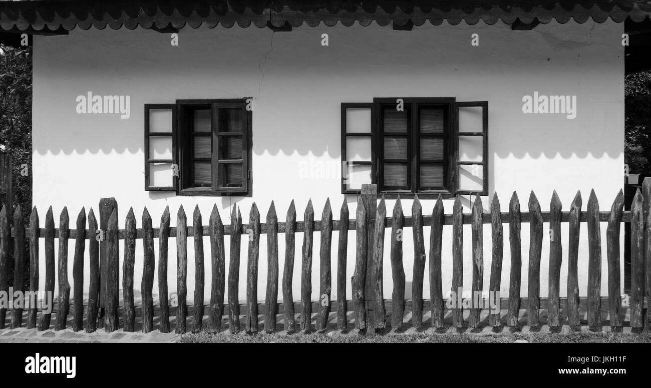 Hollókő, village ethnographique en Hongrie Banque D'Images