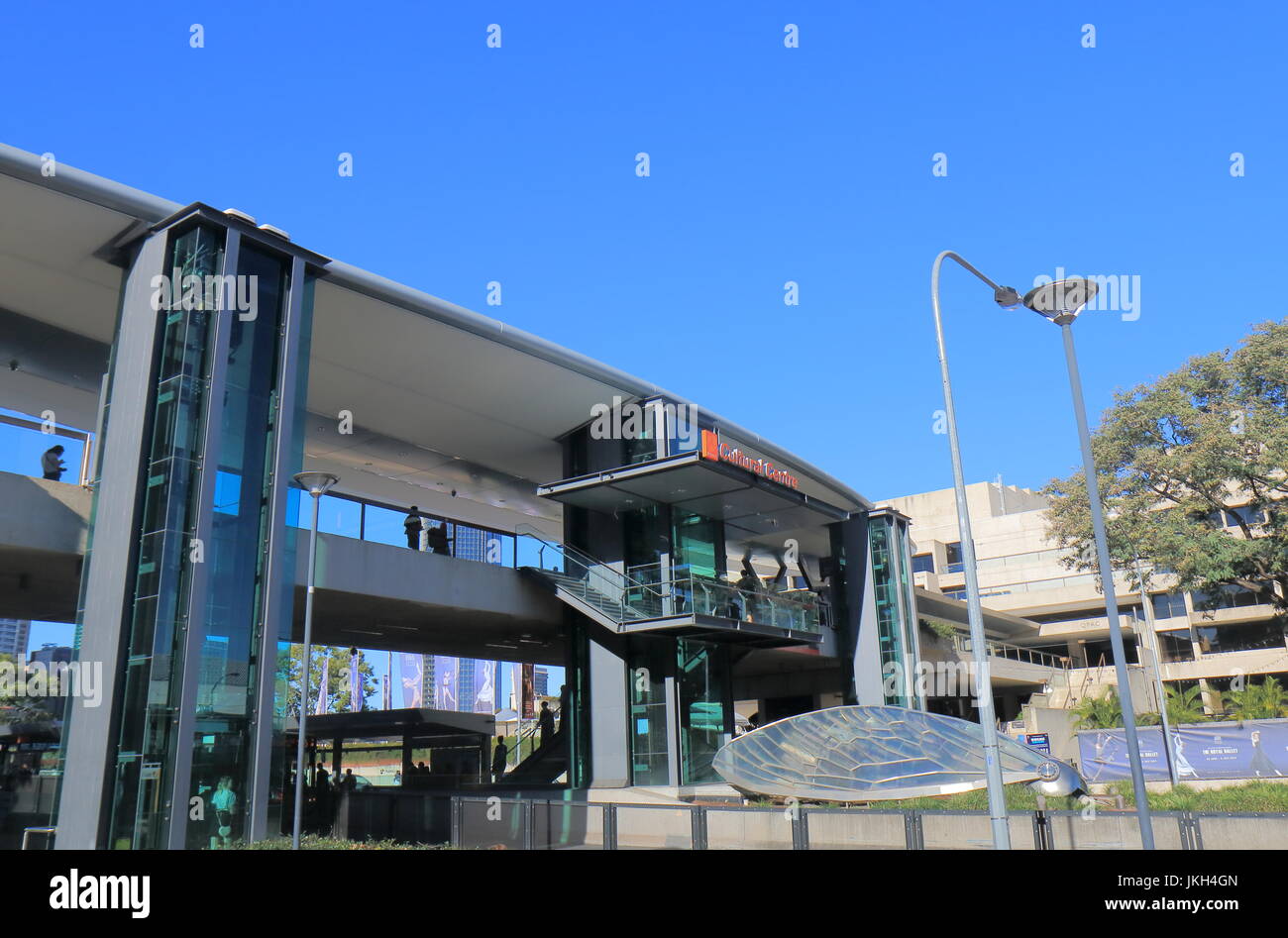 Curtual Center station de bus au centre-ville Brisbane Australie Banque D'Images