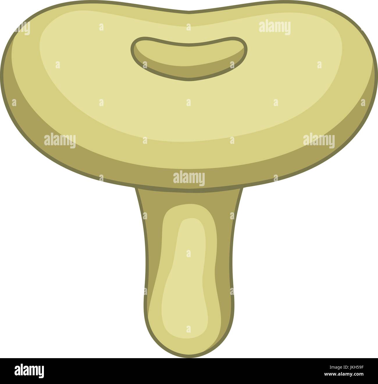 Champignons Lactarius pubescens, icône de style cartoon Illustration de Vecteur