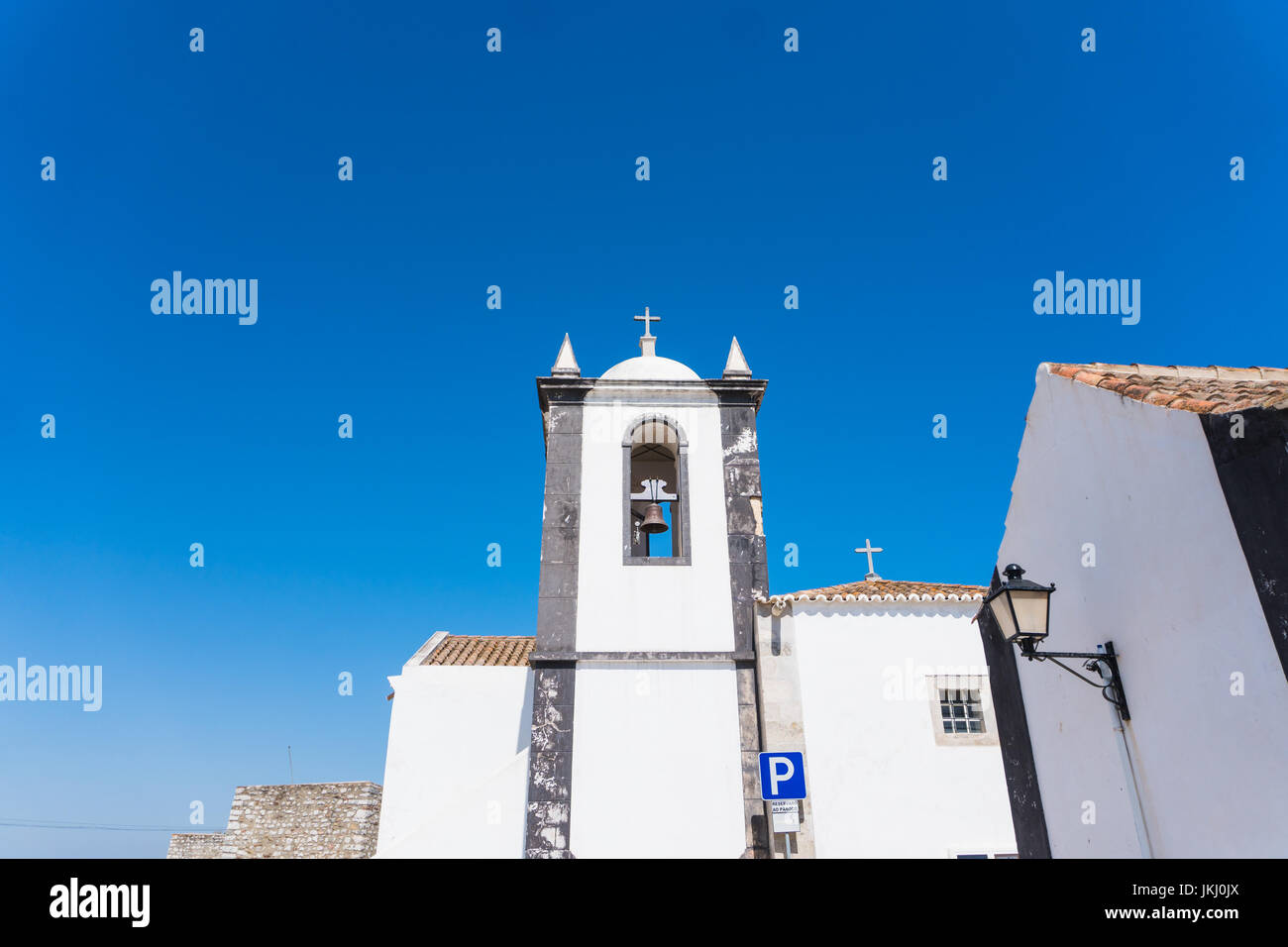 Vieux village de pêcheurs de Cacela Velha en Algarve au Portugal Banque D'Images