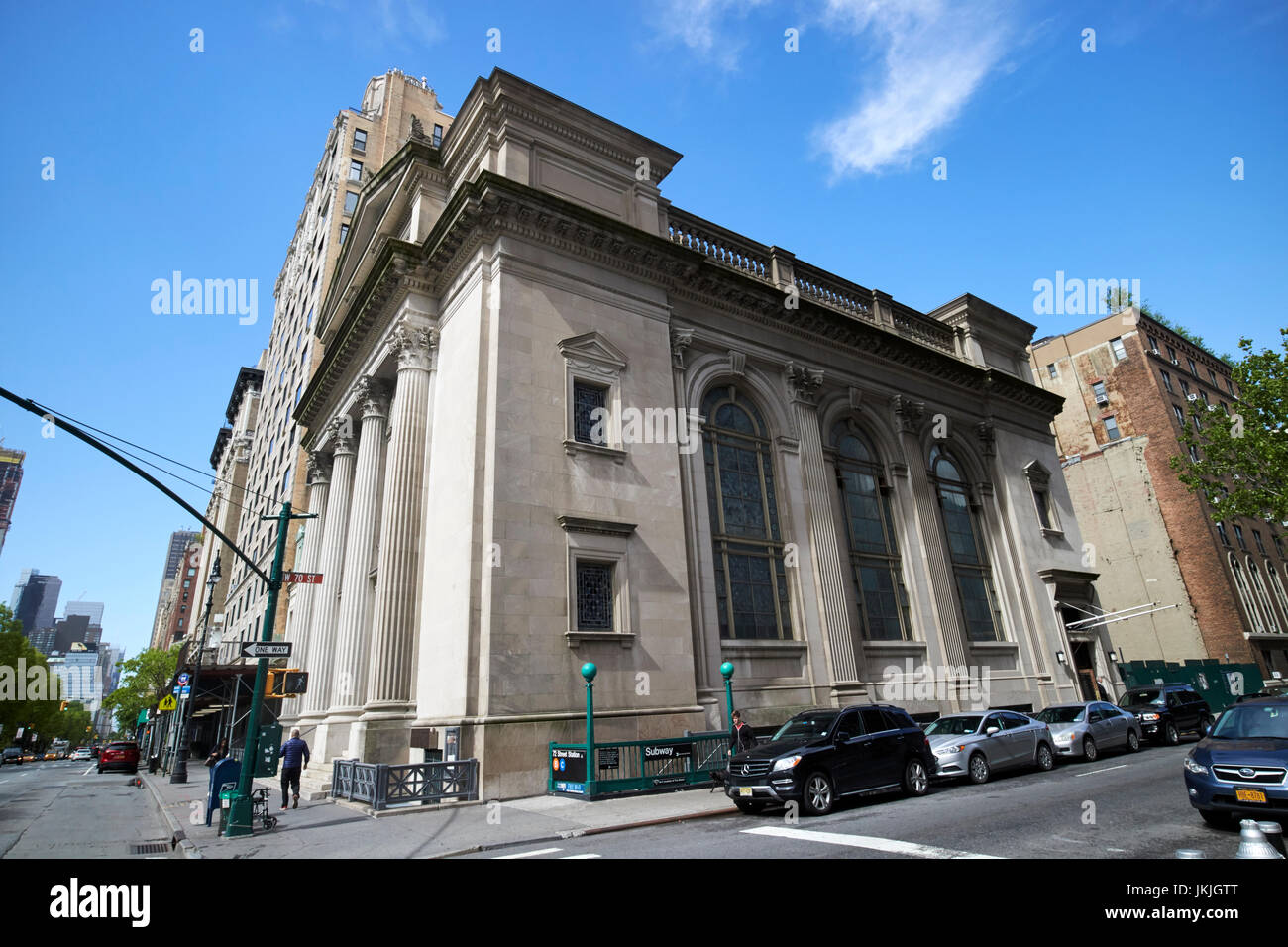 Congrégation Shearith Israel synagogue espagnole et portugaise, Central Park West upper west side de New York USA Banque D'Images
