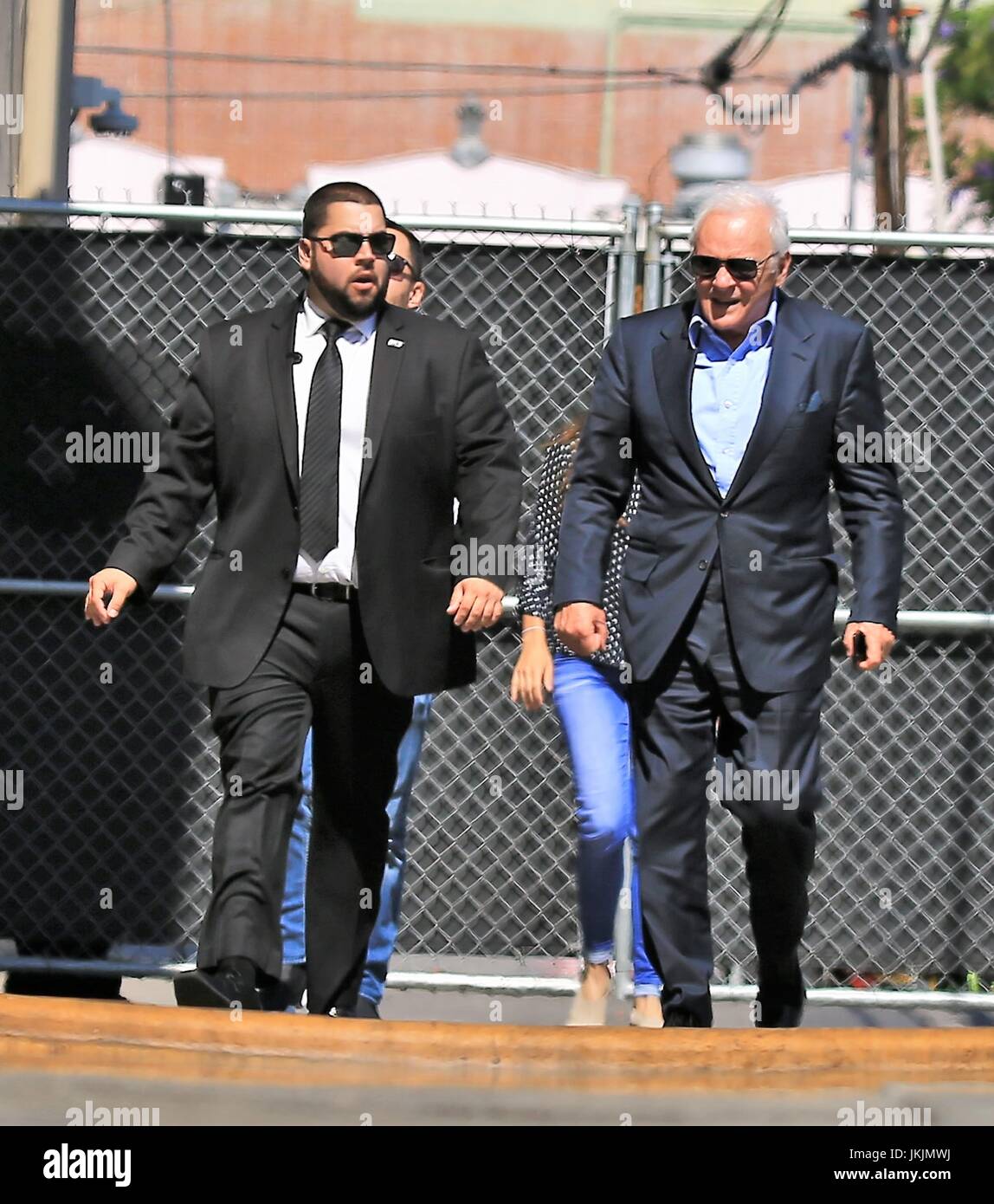 Les célébrités arrivent à la "Jimmy Kimmel Live !'' studios : Sir Anthony Hopkins Où : Los Angeles, California, United States Quand : 22 juin 2017 Source : WENN.com Banque D'Images