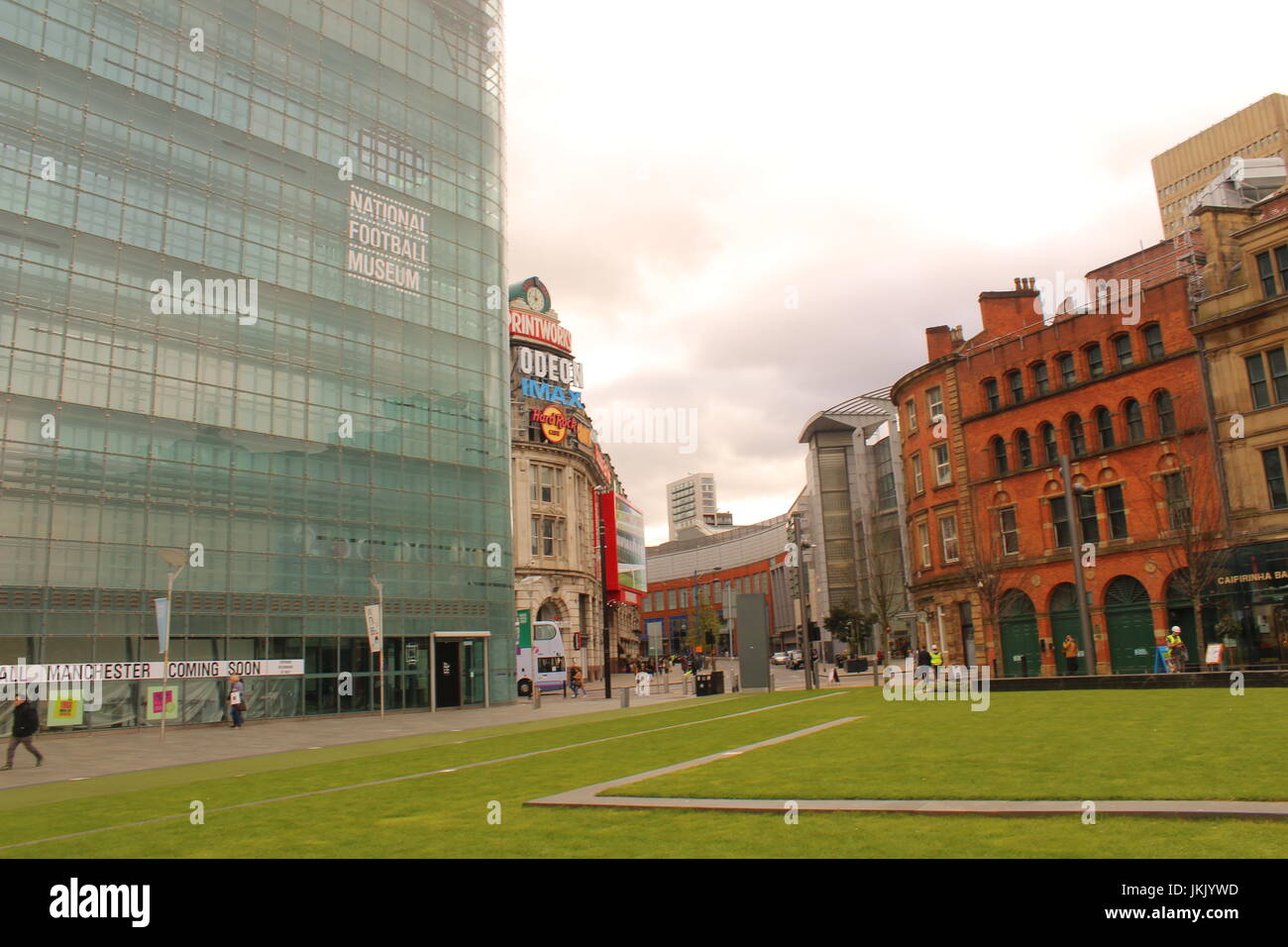 Musée National du Football, le centre-ville de Manchester, Manchester Banque D'Images