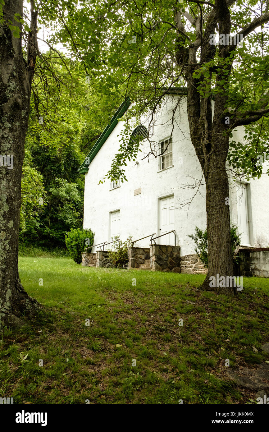 Battle Creek Primitive Baptist Church, Ben Lieu Road, Flint Hill, Virginia Banque D'Images