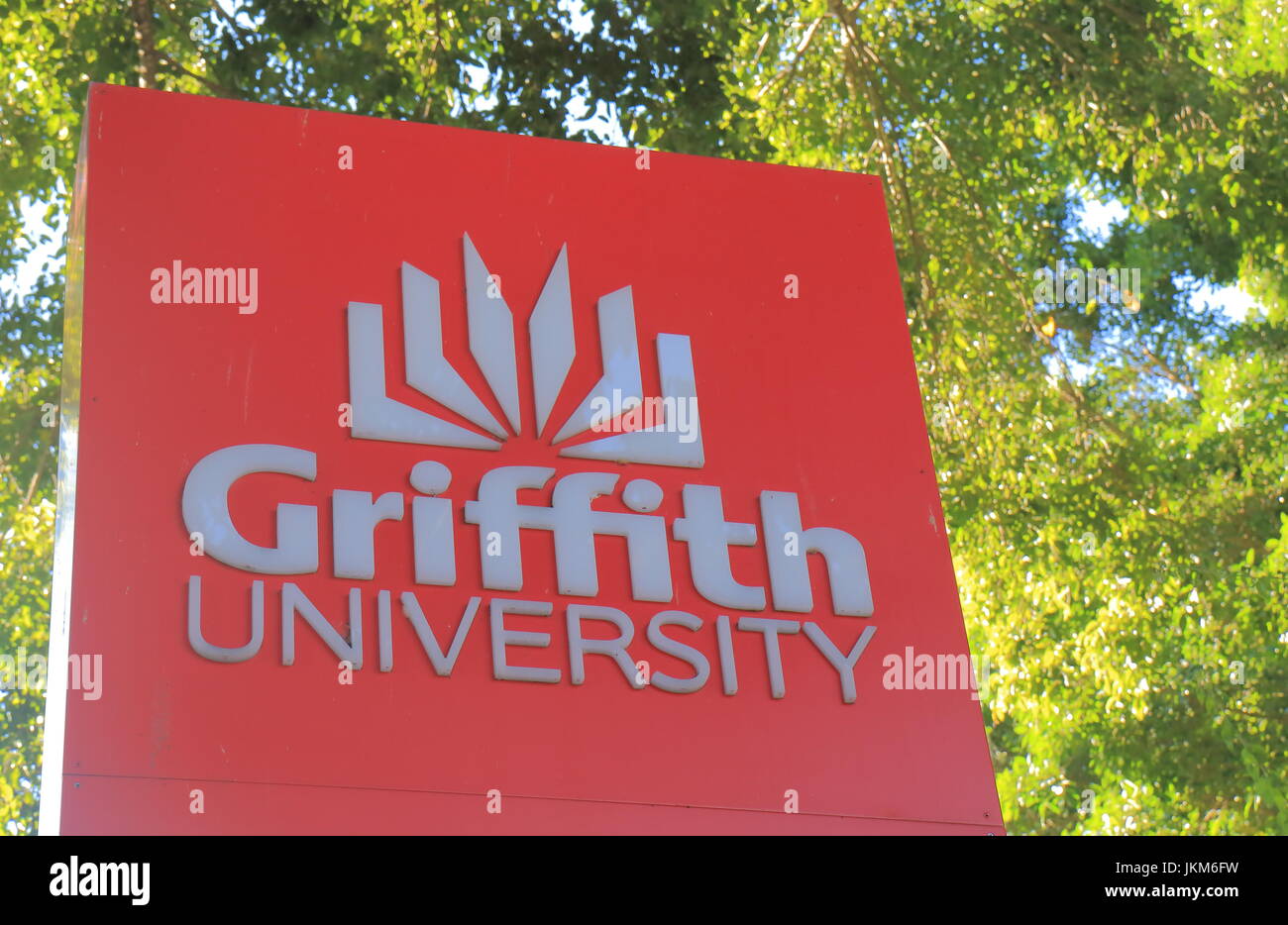 L'Université Griffith à Brisbane en Australie. Griffith University est une université de recherche publique en Sud-Est du Queensland fondée en 1971. Banque D'Images