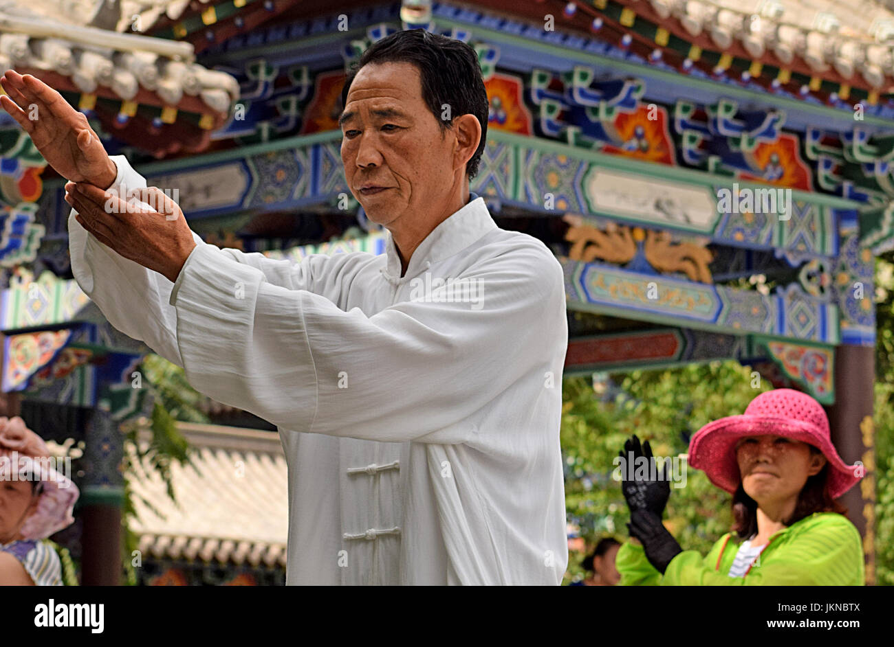Tai chi, chi kung, master Banque D'Images