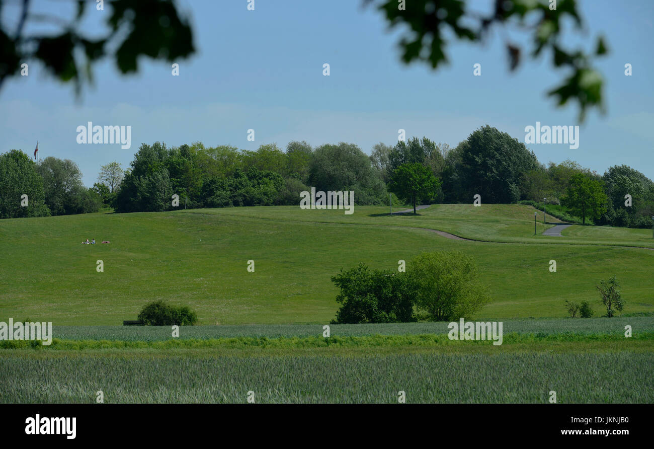 Parc de loisirs et de loisirs parc, Luebars Reinicken, village, Berlin, Allemagne, Freizeit- und Erholungspark, Reinickendorf, Deutschland Banque D'Images