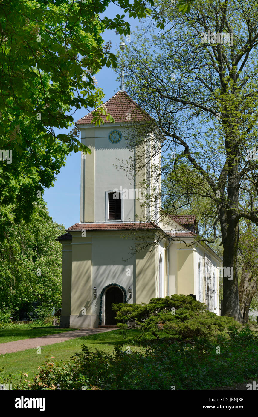 L'église du village, Alt-Luebars Luebars Reinicken,, village, Berlin, Allemagne, Dorfkirche, Reinickendorf, Deutschland Banque D'Images