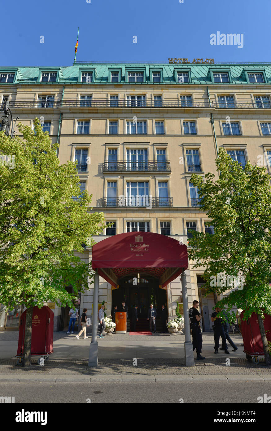 De l'hôtel Adlon, Paris place, milieu, Berlin, Allemagne, l'hôtel Adlon, Pariser Platz, Mitte, Deutschland Banque D'Images