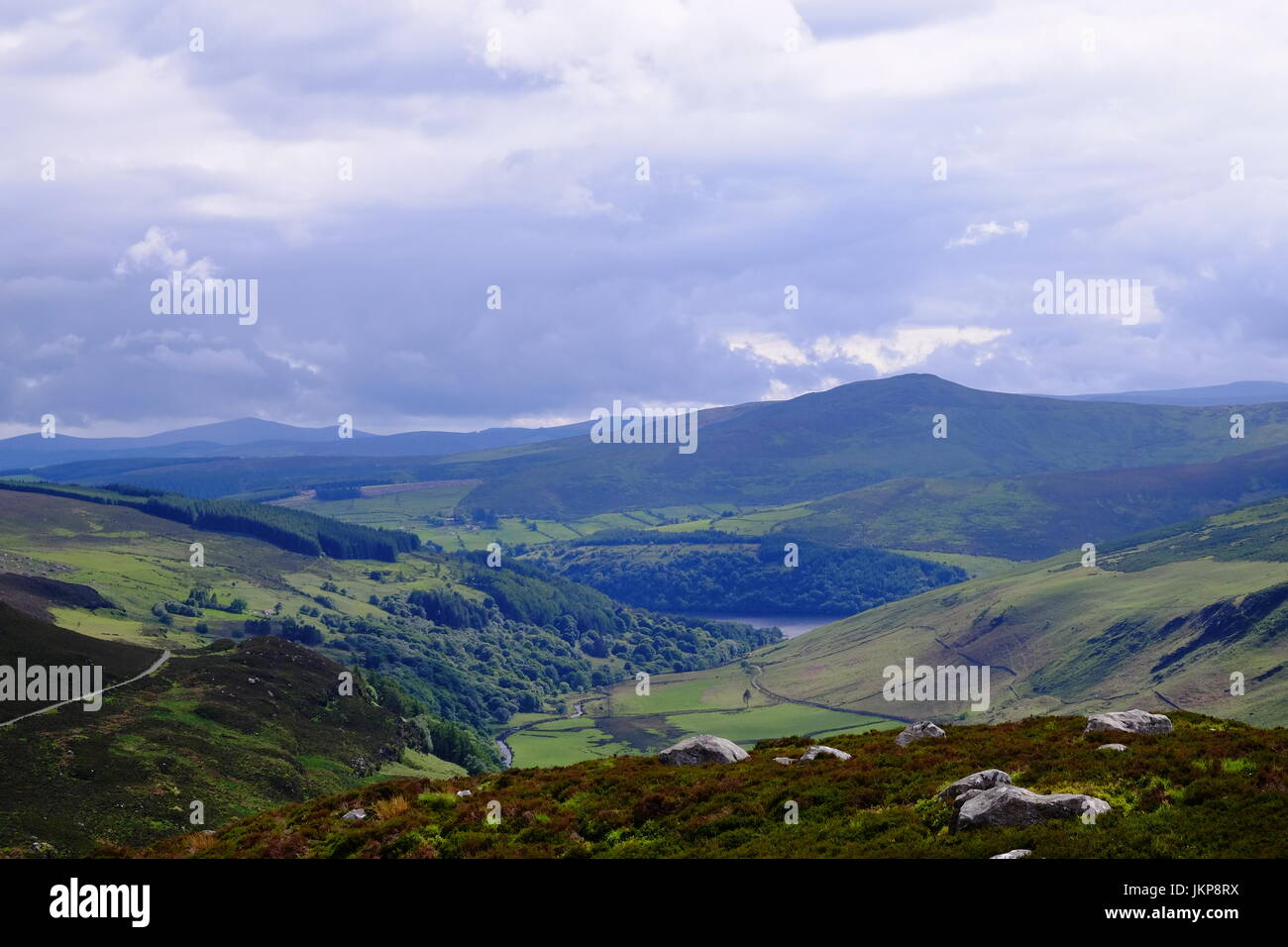 Le lac Guinness, Lough Tay, Dublin, Irlande Banque D'Images