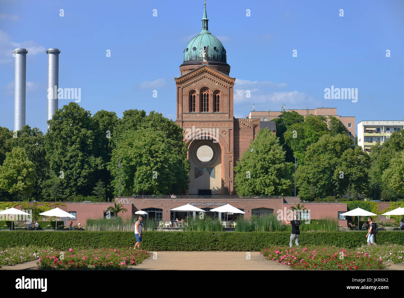 L'église Saint Michael, Angel's lavabo, milieu, Berlin, Allemagne, St Michael Kirche, Engelbecken, Mitte, Deutschland Banque D'Images