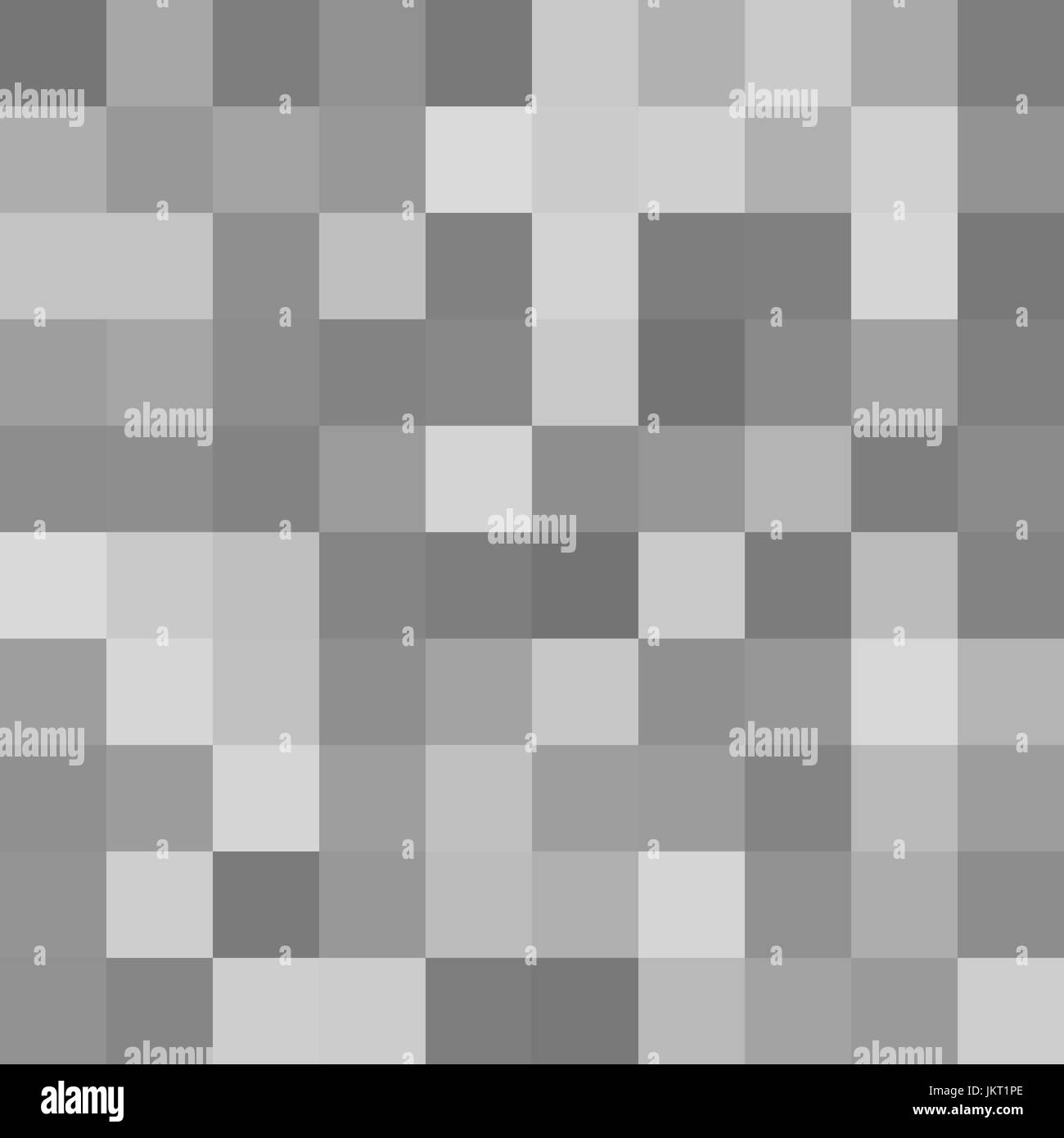 Abstrait géométrique fond en mosaïque carré - vector illustration de carrés dans les tons de gris Illustration de Vecteur