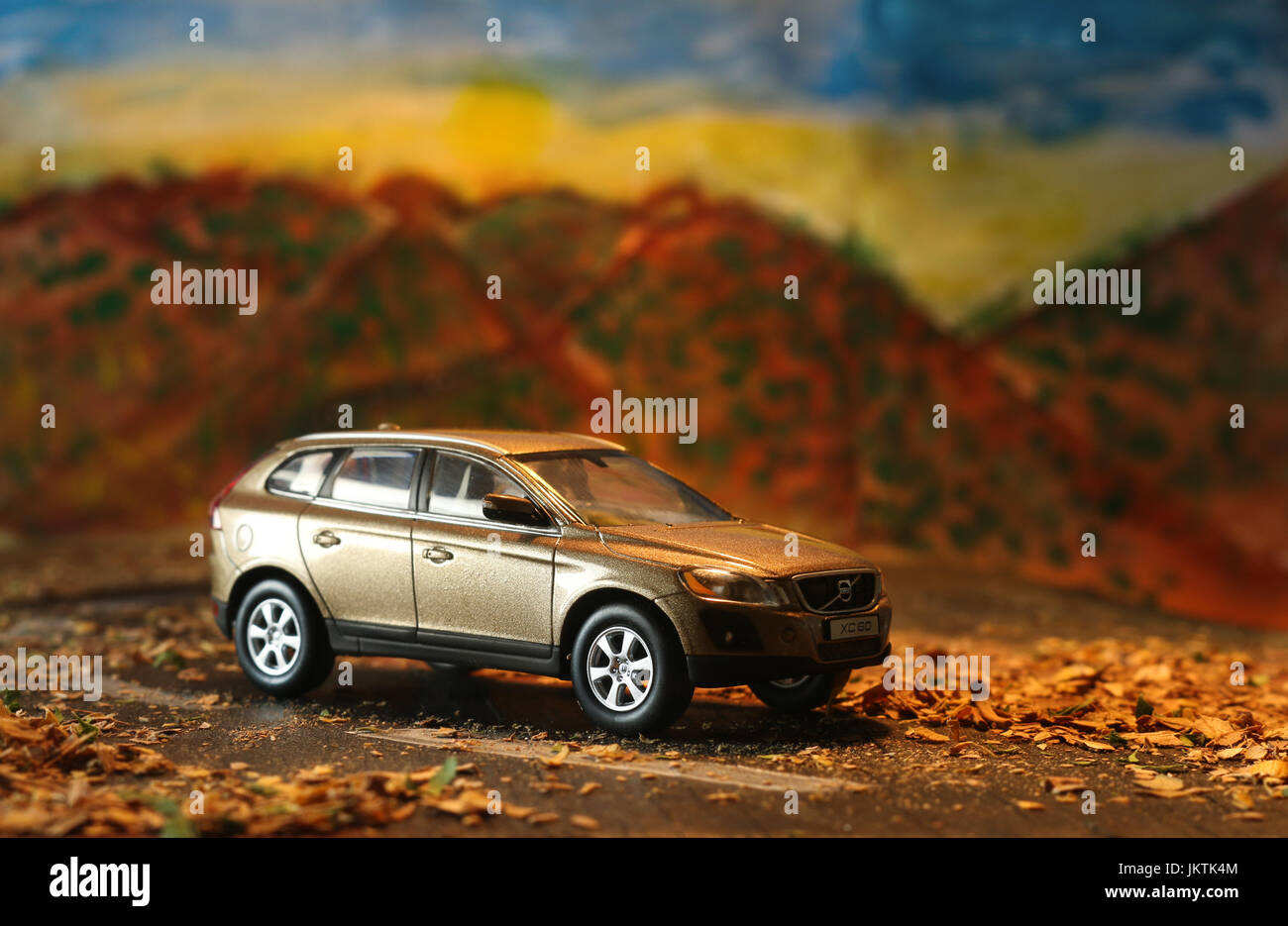 Soyez prêt pour l'aventure (voitures miniatures) Banque D'Images