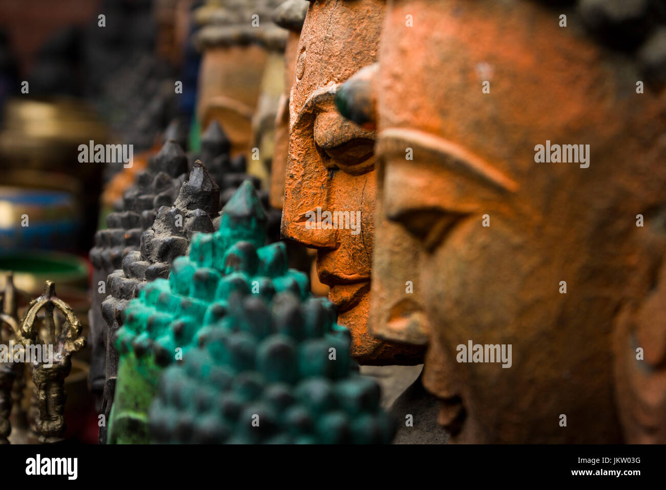 Statue de Bouddha photo de rue Banque D'Images