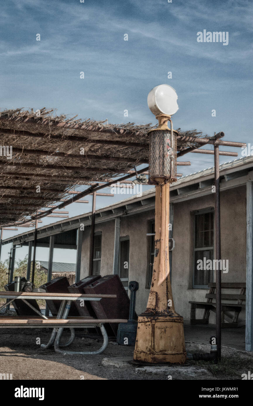 Magasin de Castalon Castolon Historic District à Big Bend National Park, Texas. Banque D'Images