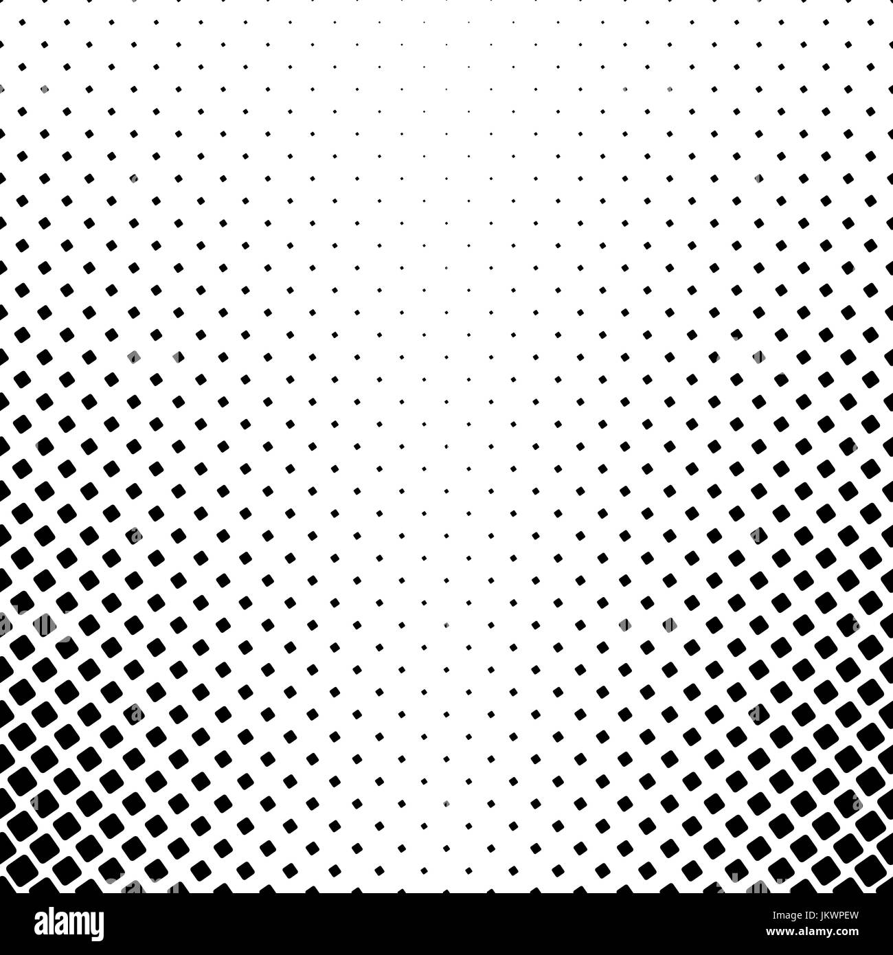 Motif carré noir et blanc - abstract vector background design angulaire de carrés arrondis Illustration de Vecteur