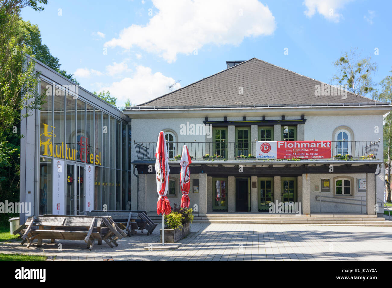Centre des arts et des loisirs, Kulturschmiede Ertl, Mostviertel, Niederösterreich, Basse Autriche, Autriche Banque D'Images
