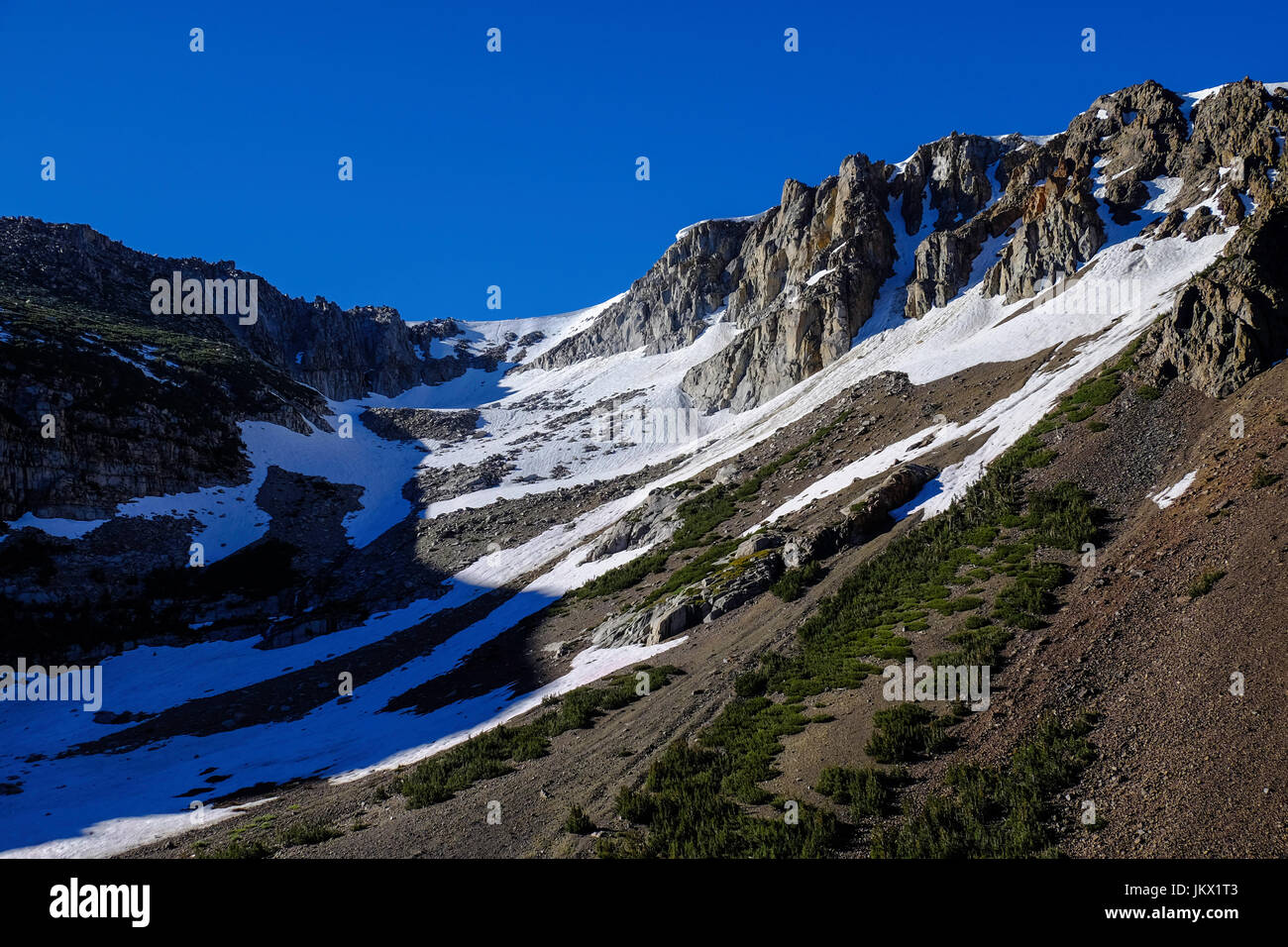 L'Est de Yosemite TIoga Pass Région Banque D'Images