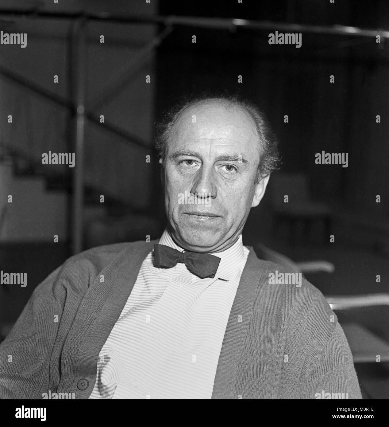 Acteurs et Actrices Deutscher Werner Hinz à Hamburg, Deutschland 1950er Jahre. L'acteur allemand Werner Hinz à Hambourg, Allemagne 1950. Banque D'Images