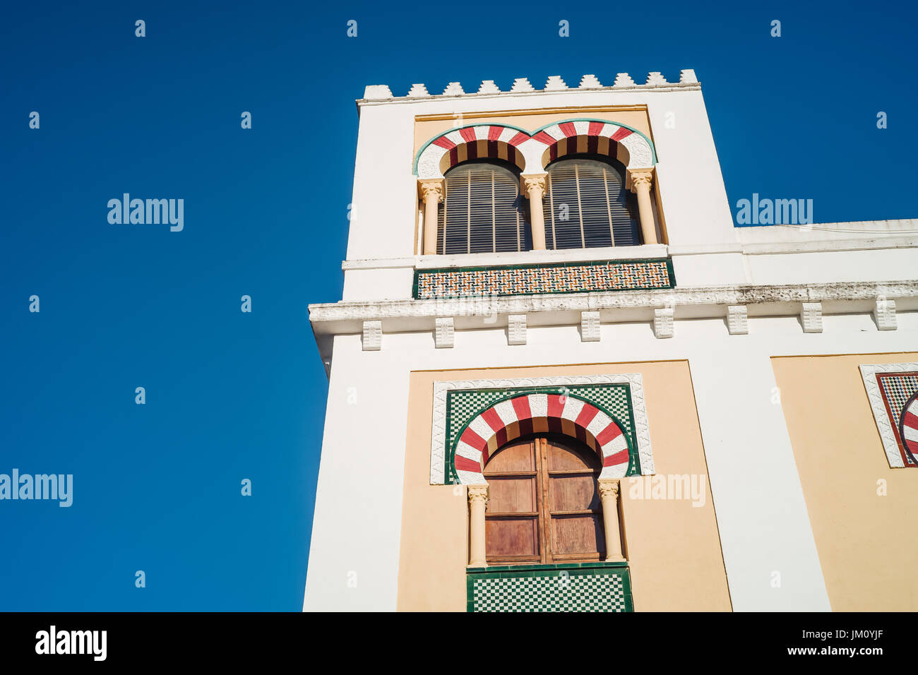 L'architecture mauresque magnifique dans les rues de Cordoue, Andalousie Banque D'Images