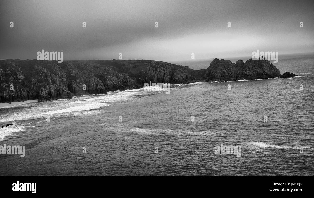 Les paysages marins West Cornwall Banque D'Images