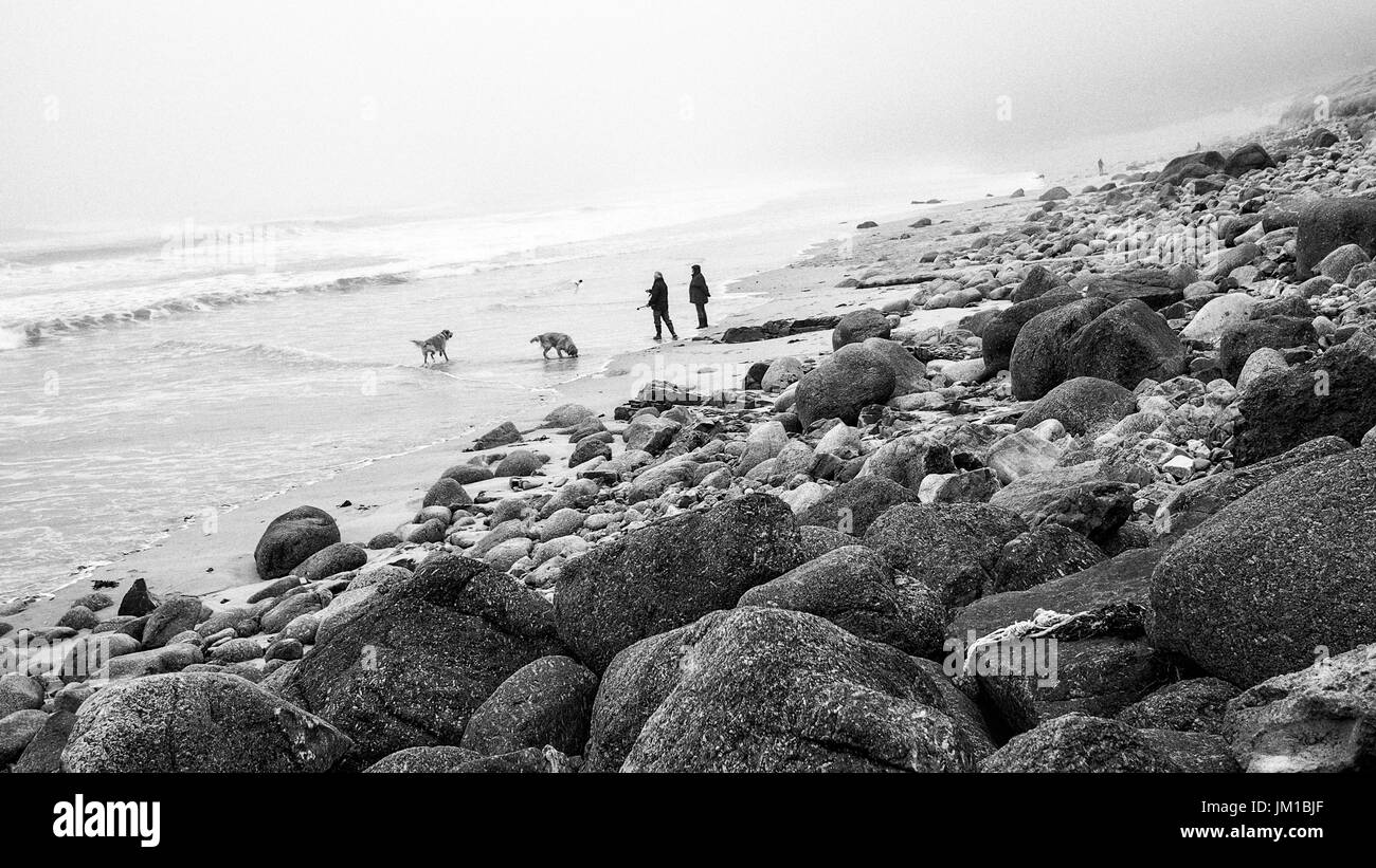 Les paysages marins West Cornwall Banque D'Images