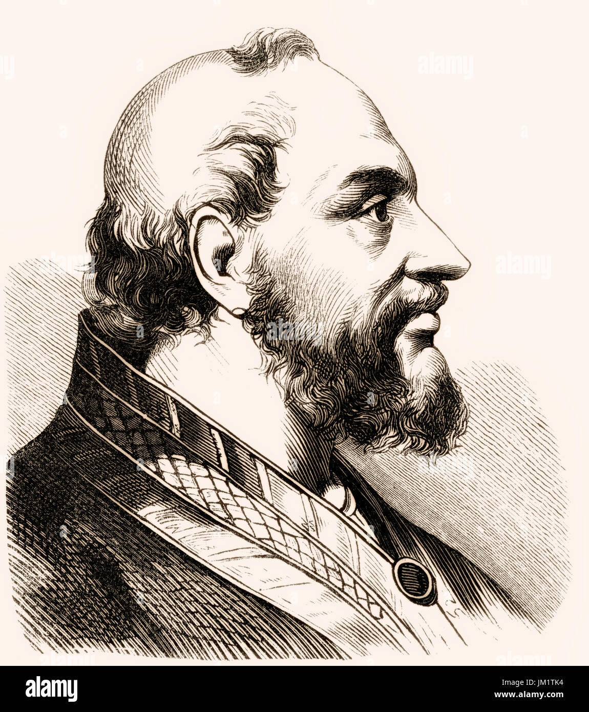 Le Pape Grégoire IX, né Ugolino di Conti ; fut le Pape du 19 mars 1227 à sa mort en 1241 Banque D'Images