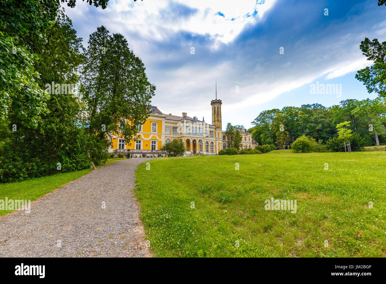 Château Karolyi en Fuzerradvany, Hongrie Banque D'Images