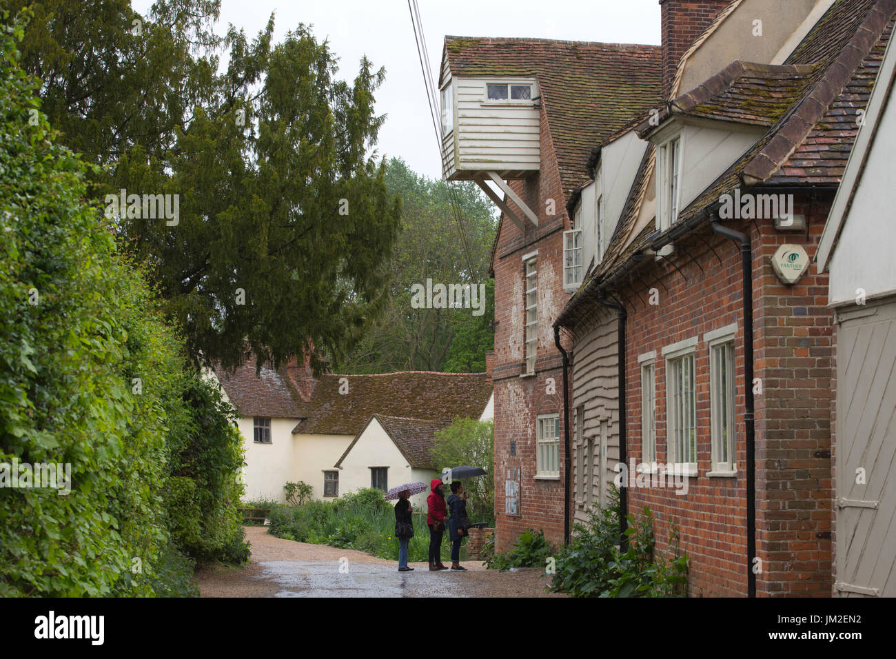 East Bergholt, dans le Suffolk, village de naissance du peintre John Constable, Babergh, district de la vallée de la Stour, Suffolk, Angleterre, Royaume-Uni Banque D'Images