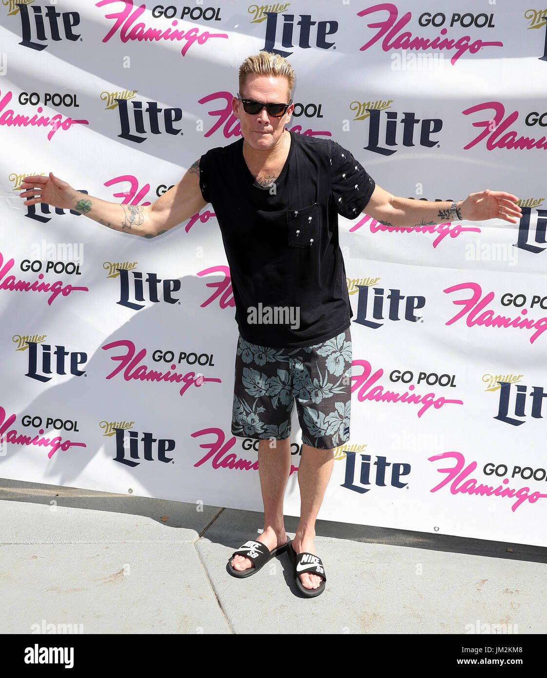 Flamingo Rendez-piscine a encore plus doux Week-end avec Mark McGrath 'Day hôte bat' Samedi, 24 juin avec : Mark McGrath Où : Las Vegas, Nevada, United States Quand : 24 Juin 2017 Crédit : Judy Eddy/WENN.com Banque D'Images