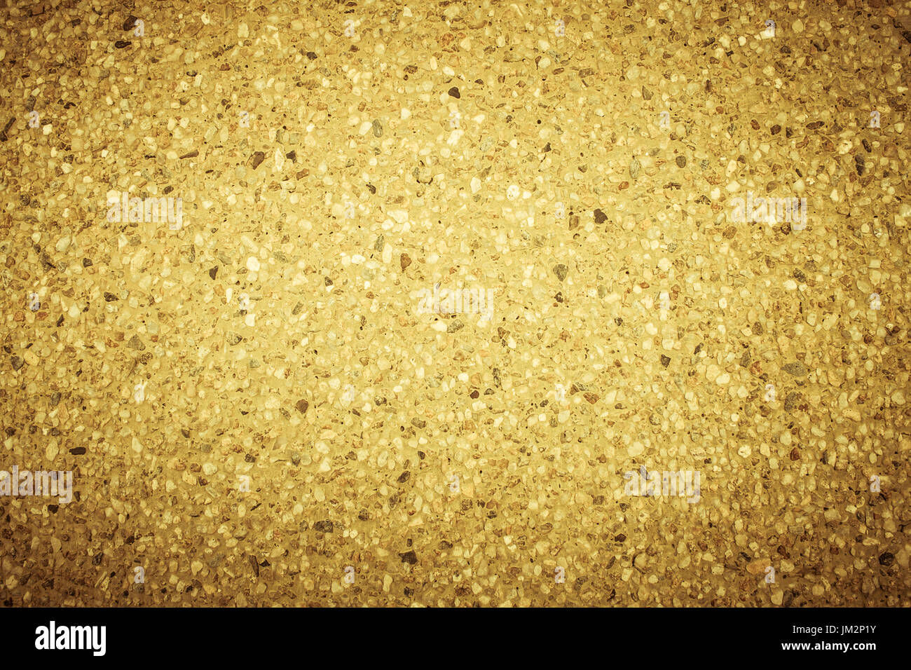 La texture gravier pour la conception. Gravier jaune texture. La texture et le gravier de fond de pierre. La texture en gravier vintage tone Banque D'Images