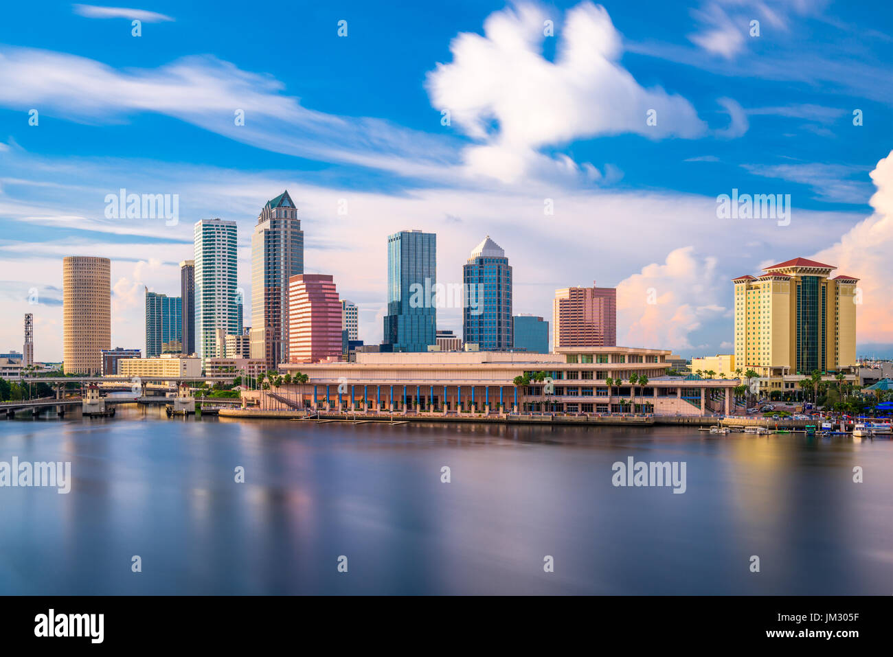 Tampa, Floride, USA Centre-ville de la ville. Banque D'Images