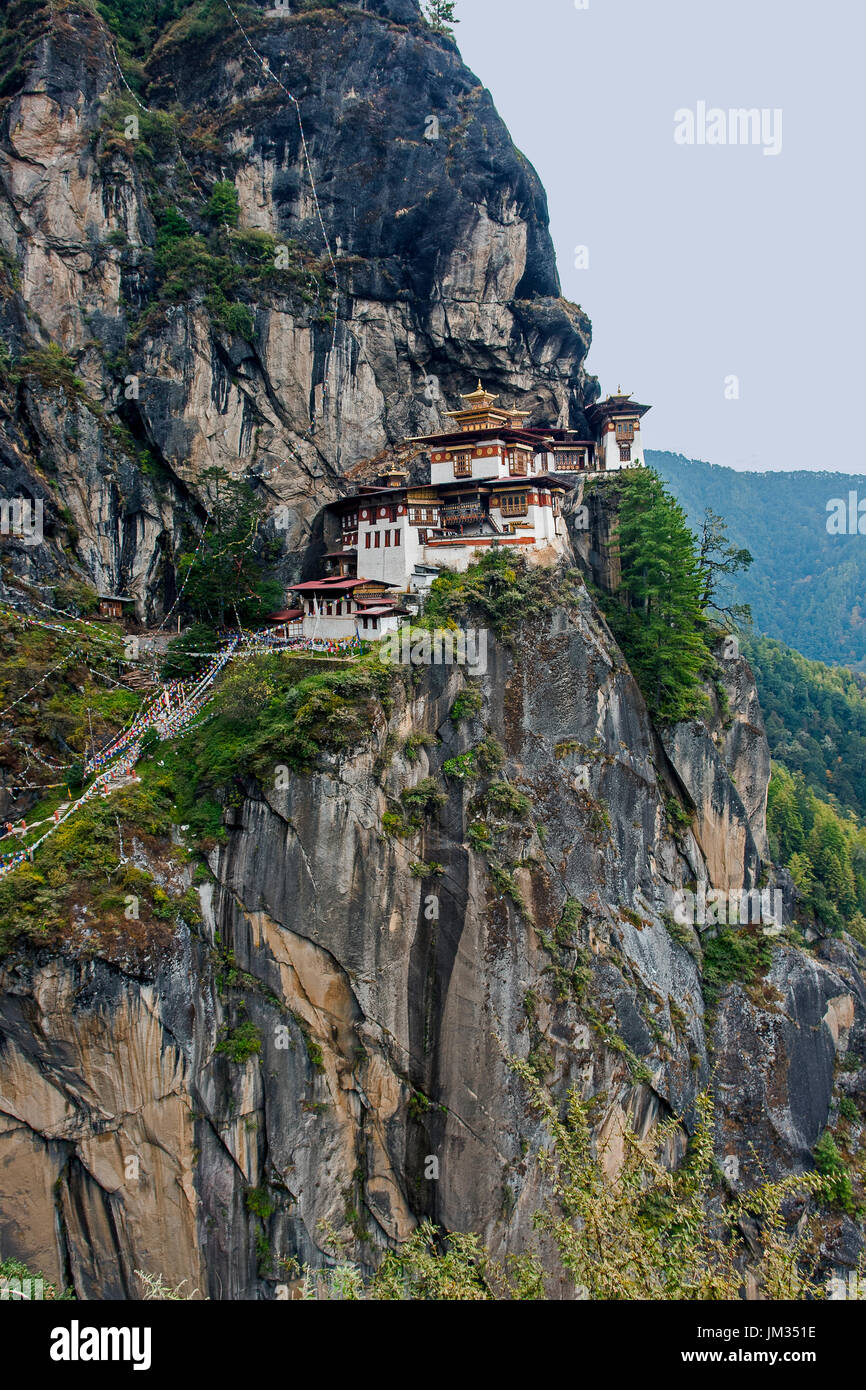 Paro Taktsang - Bhoutan Banque D'Images