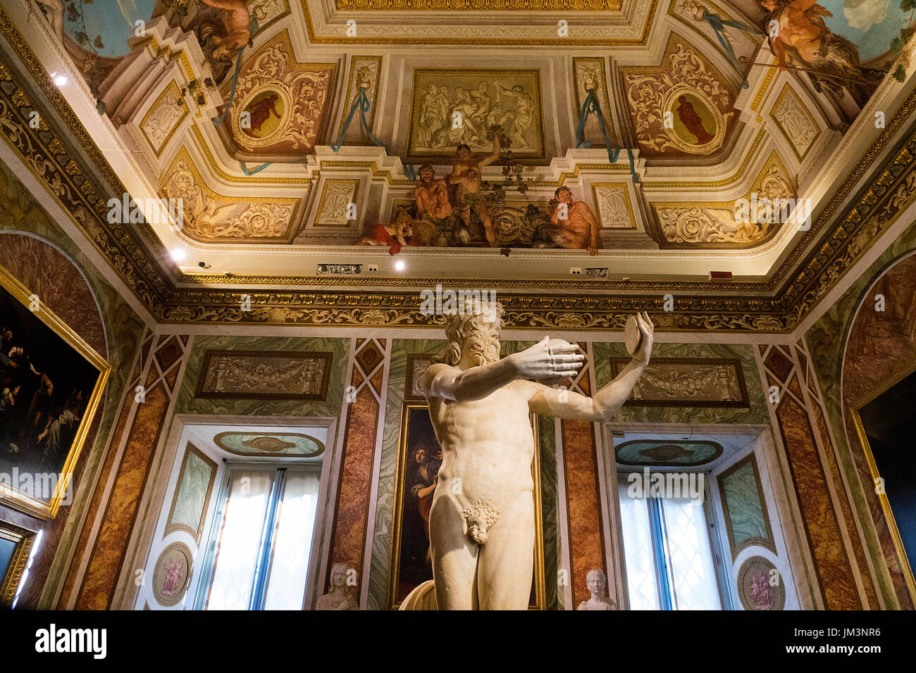 À l'intérieur de la Villa Borghese Banque D'Images