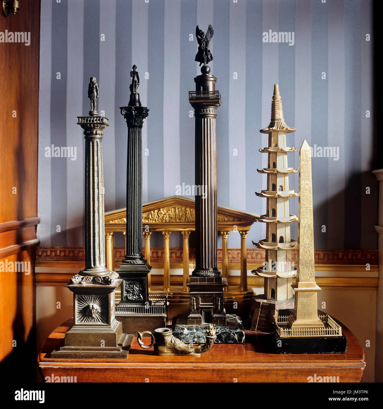 Collection de maquettes d'architecture Banque D'Images