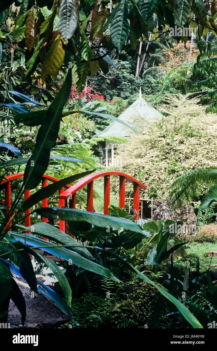 Pont de jardin Banque D'Images