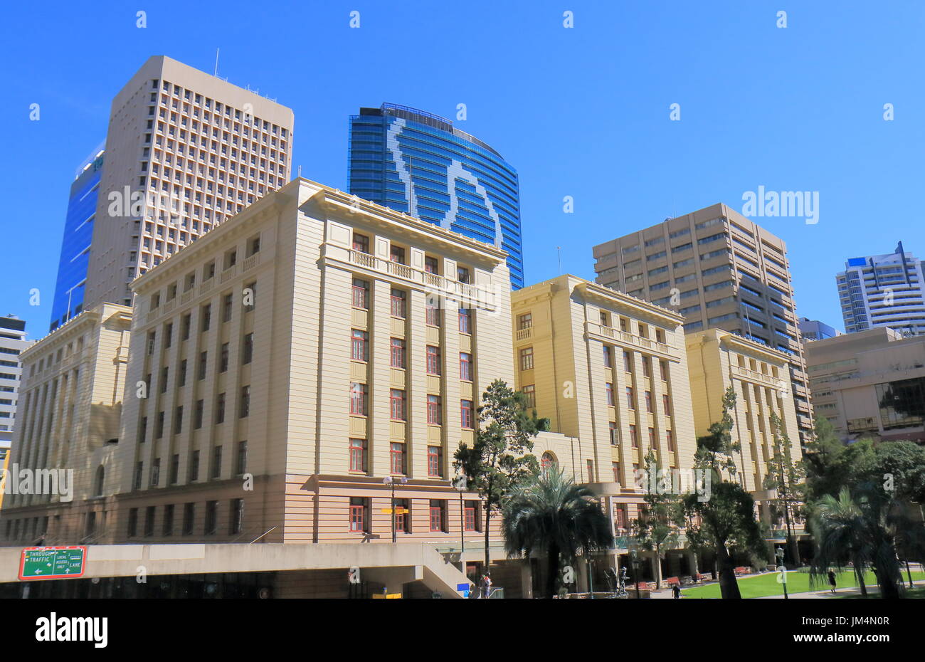 L'architecture historique à Post Office Square à Brisbane en Australie Banque D'Images