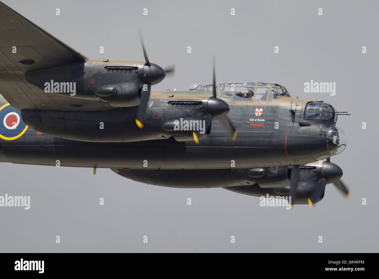 World War 2 bombardiers Avro Lancaster au Royal International Air Tattoo 2017 Banque D'Images