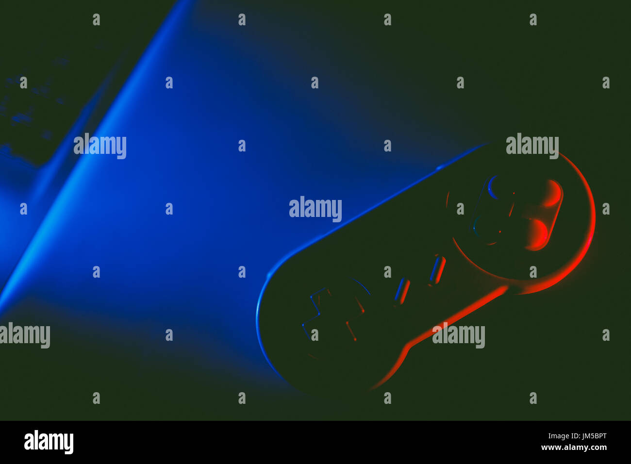 Contrôleur de jeu Nintendo abstract Banque D'Images