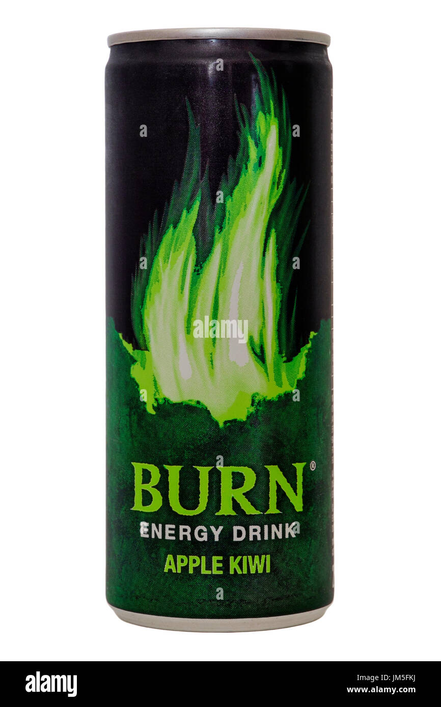 Energy drink nommé burn Banque D'Images