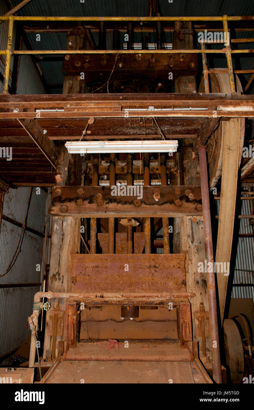 19e siècle timbre minière Mill Banque D'Images