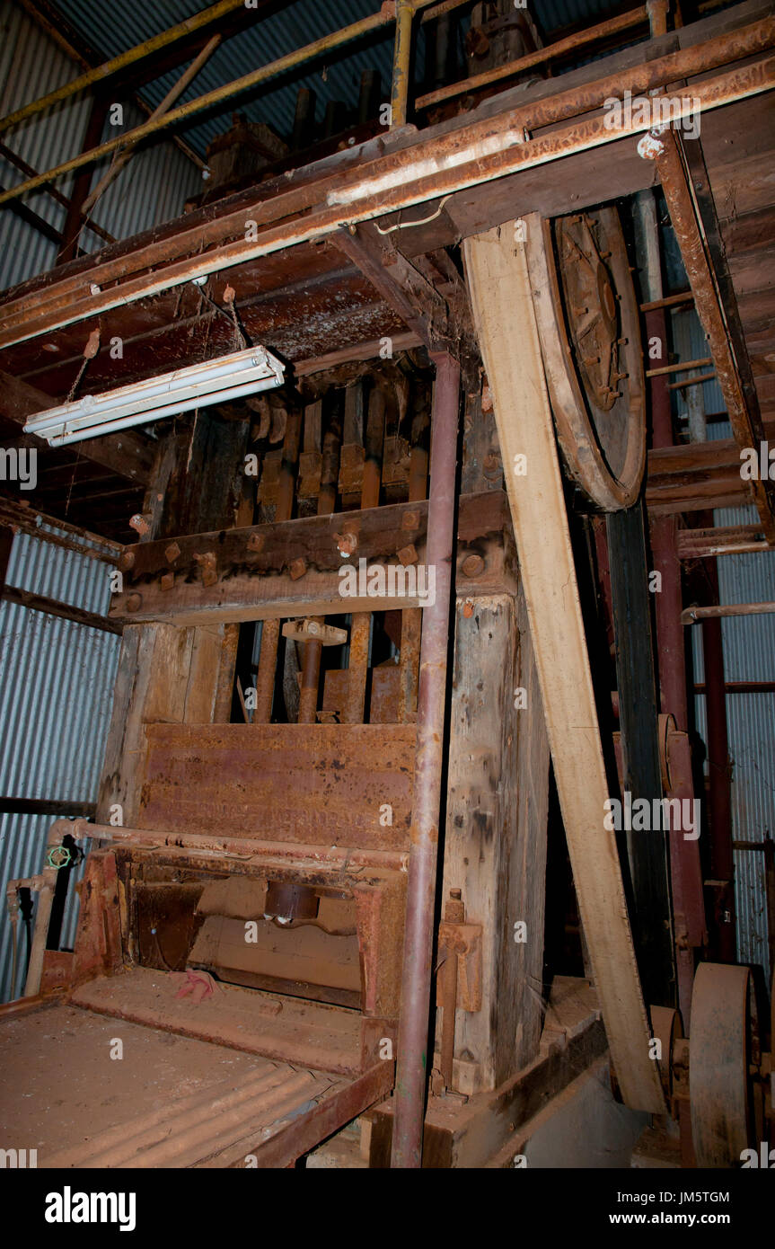 19e siècle timbre minière Mill Banque D'Images