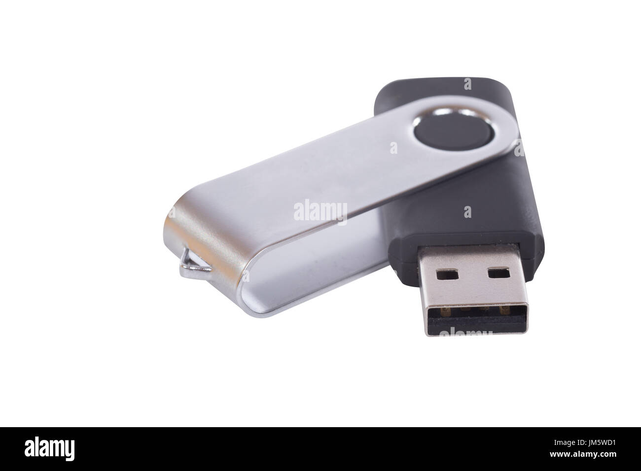 Ouvrir une clé USB ou clé USB de stockage de données portables et transfert  isolated on white Photo Stock - Alamy