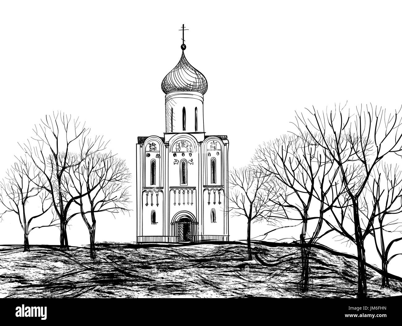 Vieille ville russe. paysage paysage urbain kremlin kolomna vue touristique. Banque D'Images